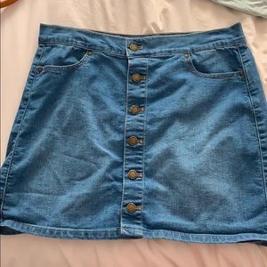JEAN SKIRT!!